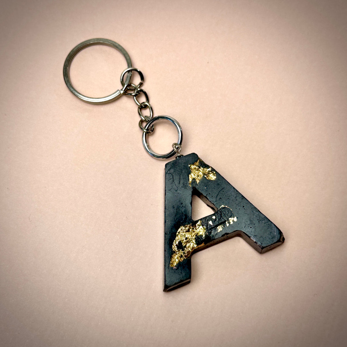 Personalized letter keychain