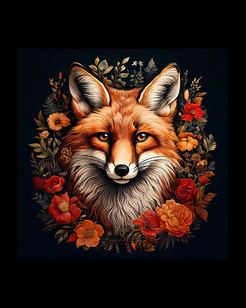 Vintage Fox Wall Art