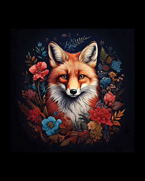 Vintage Fox Wall Art