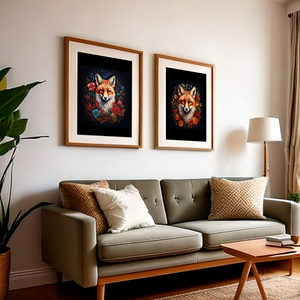 Vintage Fox Wall Art