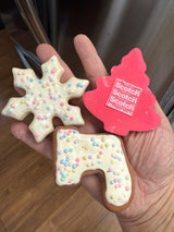 Set of 6 Decorated Sugar Cookie "Magnets"