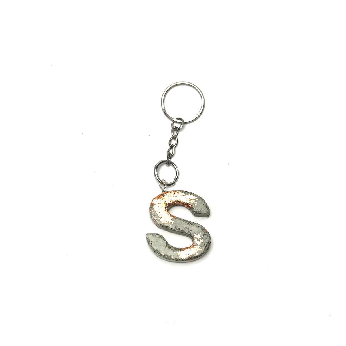 Personalized letter keychain