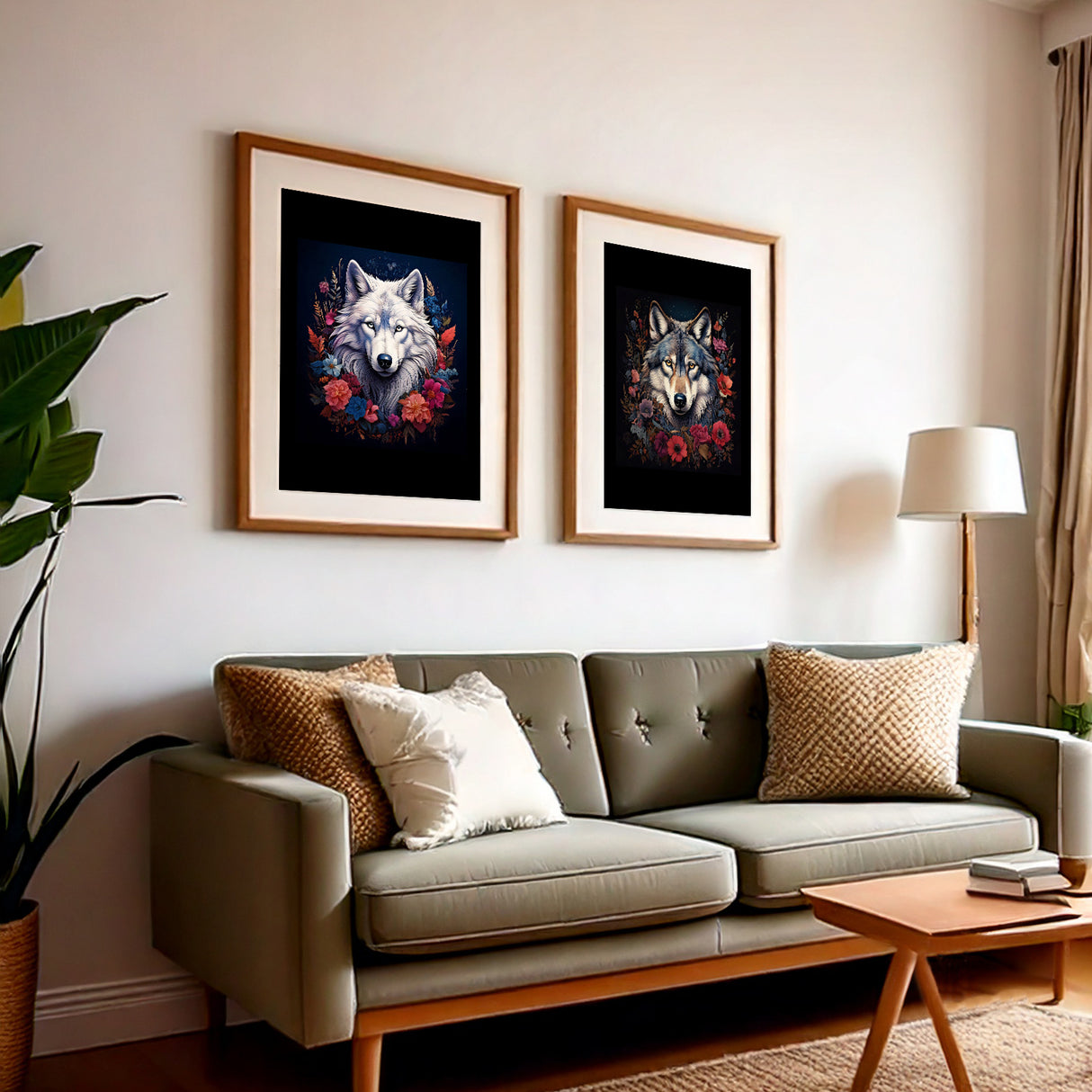 Vintage Wolf Wall Art