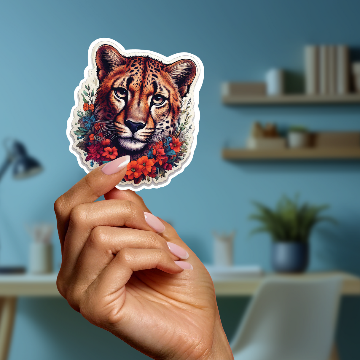 Cheetah Sticker