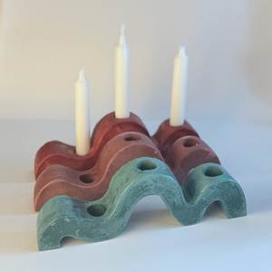Squiggle Candle Holder