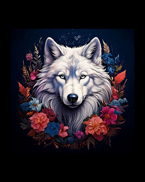 Vintage Wolf Wall Art