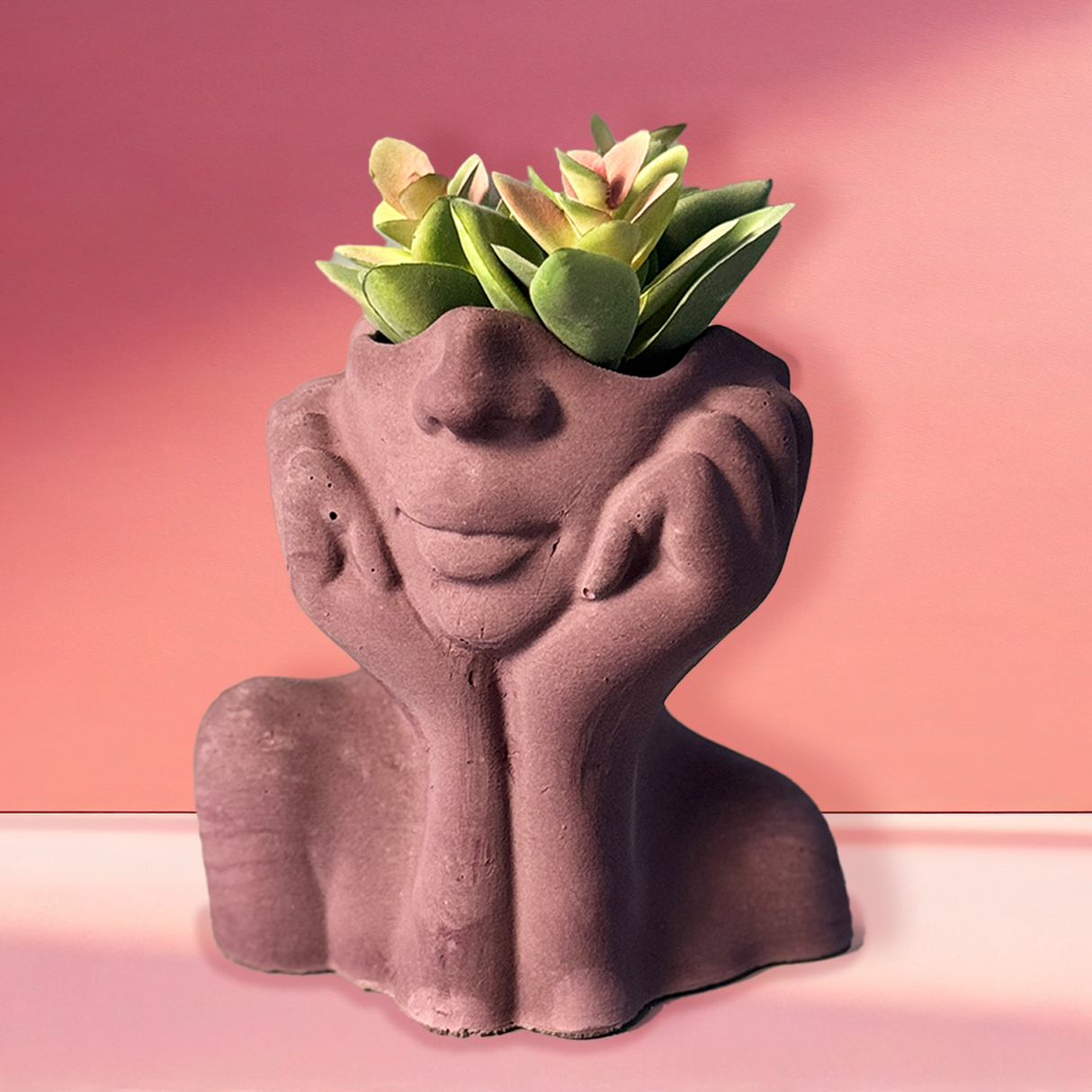 Small woman planter