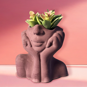Small woman planter