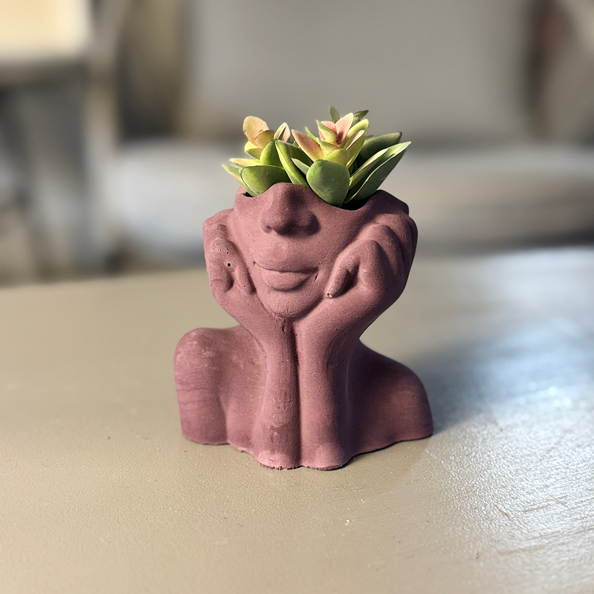 Small woman planter